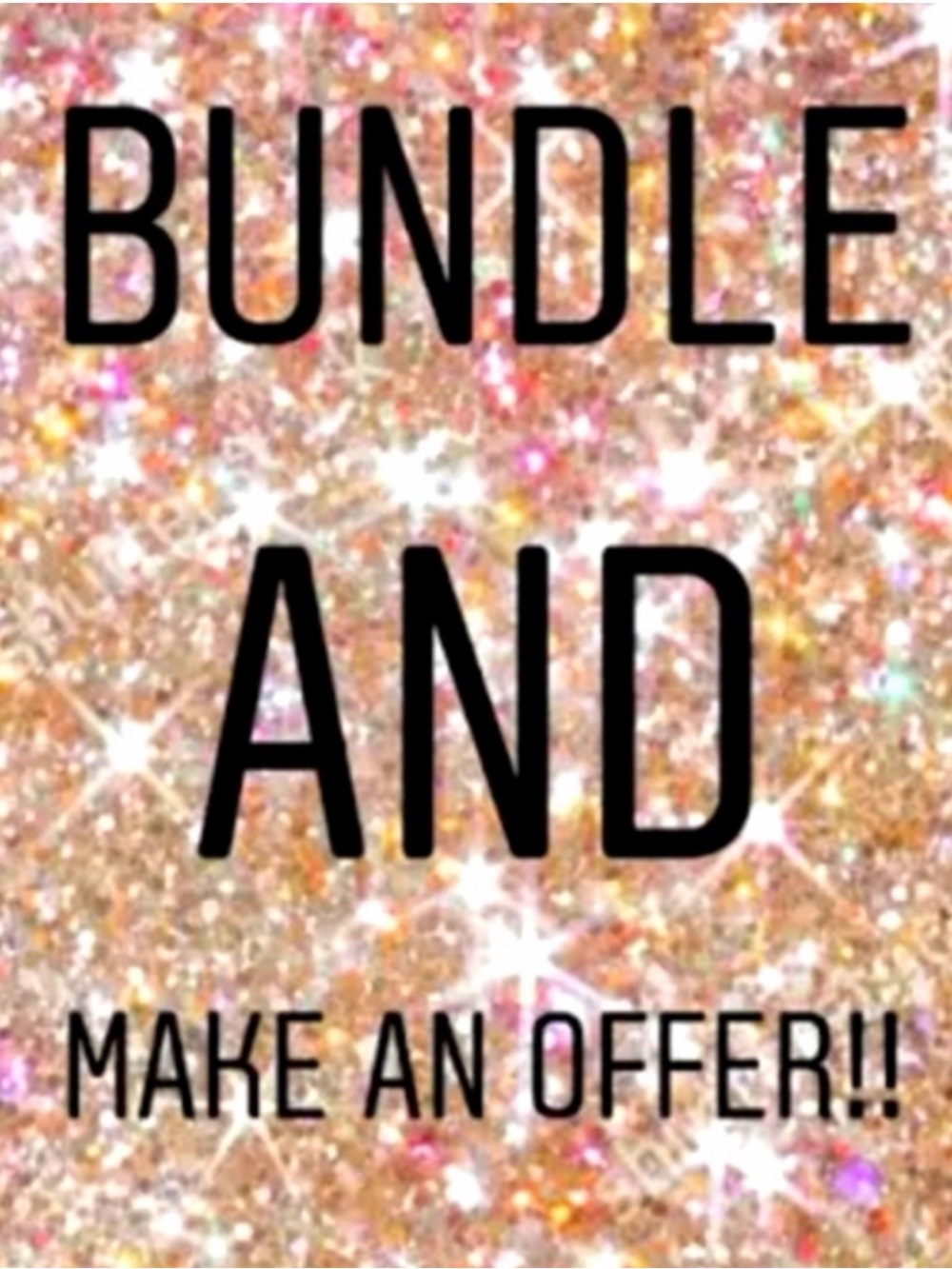 Sparkling 'Bundle and Make an Offer' Graphic